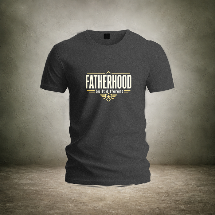 Fatherhood Built Different — Fathers Day Tee | Ascensum Wear