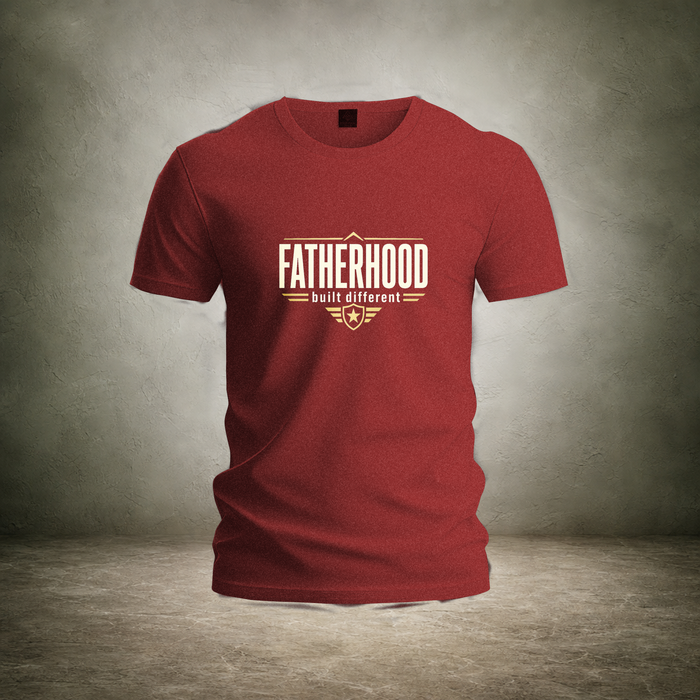 Fatherhood Built Different — Fathers Day Tee | Ascensum Wear