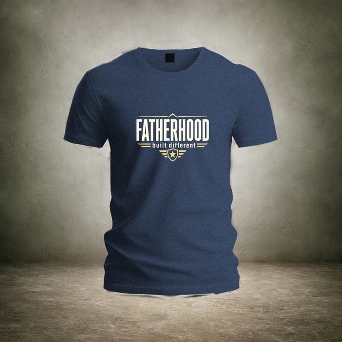 Fatherhood Built Different — Fathers Day Tee | Ascensum Wear