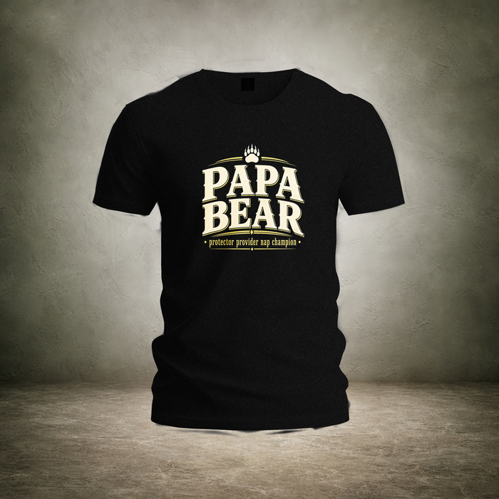 Papa Bear — Fatherhood Protector T-Shirt | Ascensum Wear