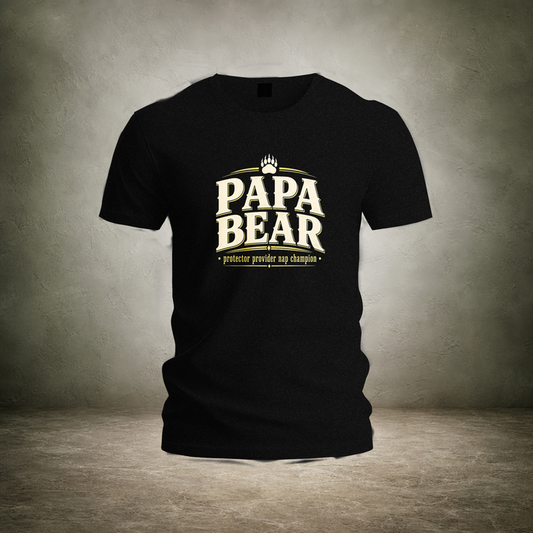Papa Bear — Fatherhood Protector T-Shirt | Ascensum Wear