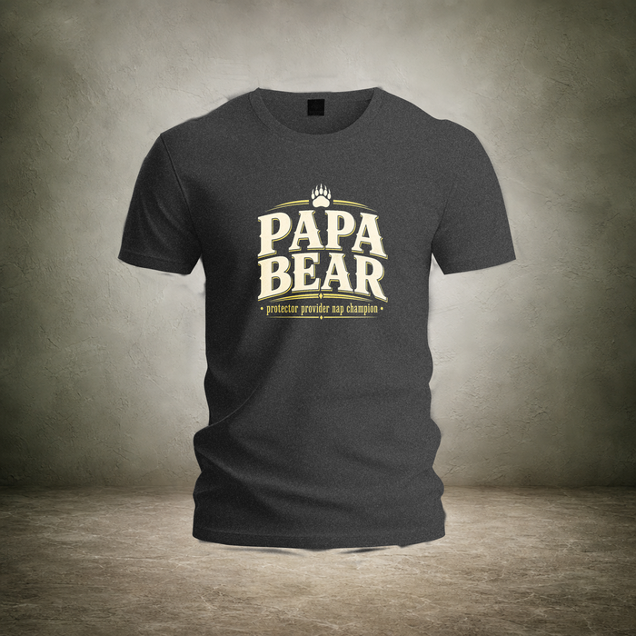 Papa Bear — Fatherhood Protector T-Shirt | Ascensum Wear