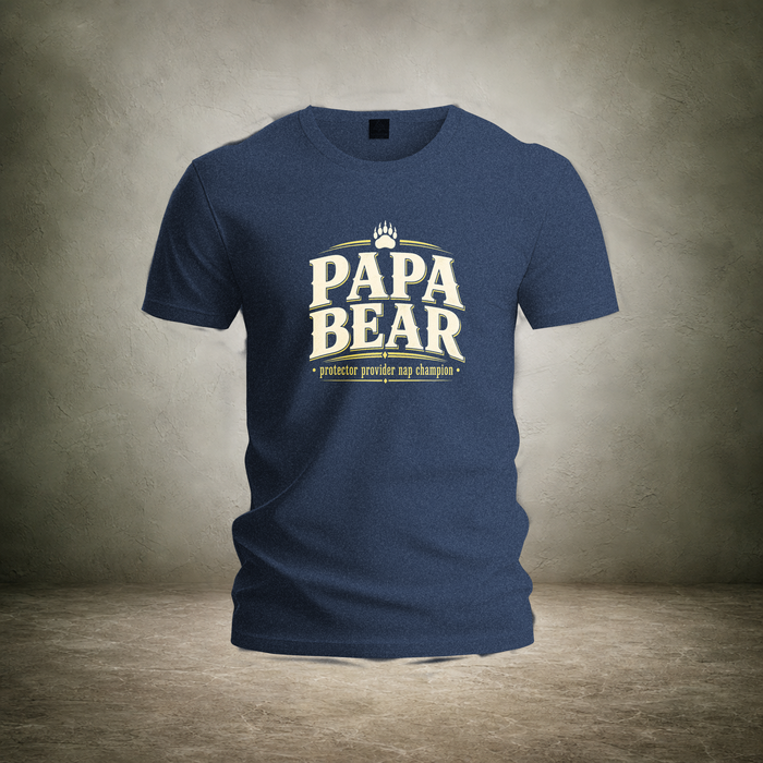Papa Bear — Fatherhood Protector T-Shirt | Ascensum Wear