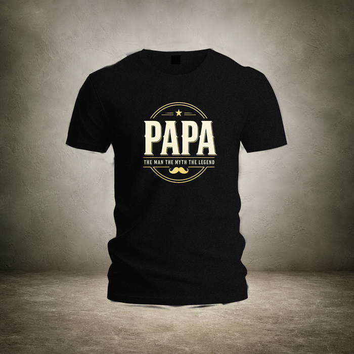 Papa: The Man, The Myth, The Legend — Father's Day Tee | Ascensum Wear