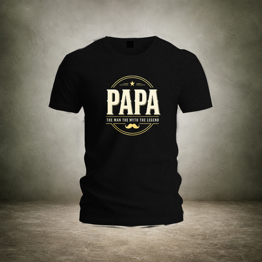 Papa: The Man, The Myth, The Legend — Father's Day Tee | Ascensum Wear