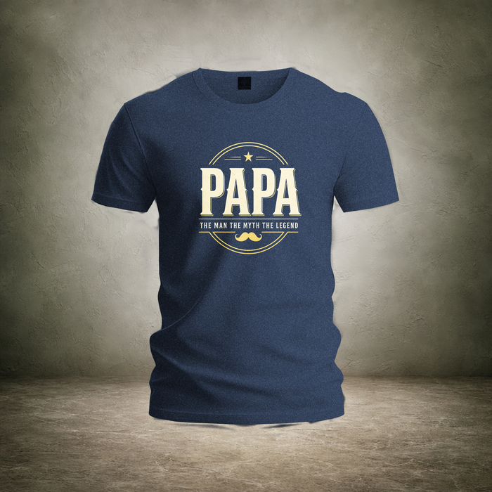 Papa: The Man, The Myth, The Legend — Father's Day Tee | Ascensum Wear