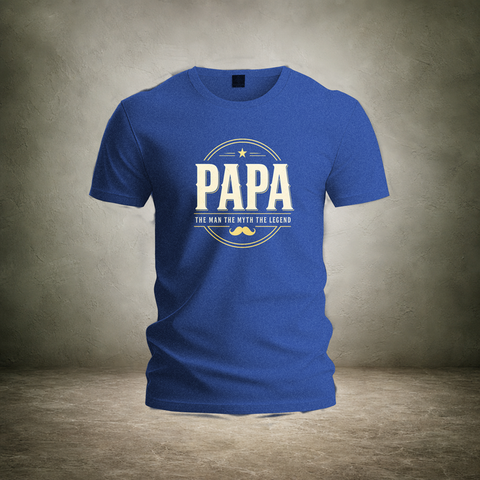 Papa: The Man, The Myth, The Legend — Father's Day Tee | Ascensum Wear