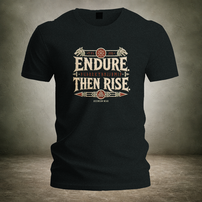 Endure Then Rise — Norse Heritage T-Shirt | Ascensum Wear