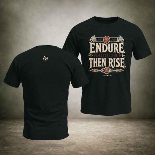 Endure Then Rise — Norse Heritage T-Shirt | Ascensum Wear