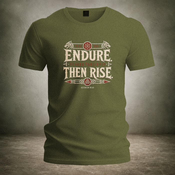 Endure Then Rise — Norse Heritage T-Shirt | Ascensum Wear
