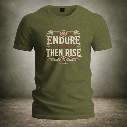 Endure Then Rise — Norse Heritage T-Shirt | Ascensum Wear