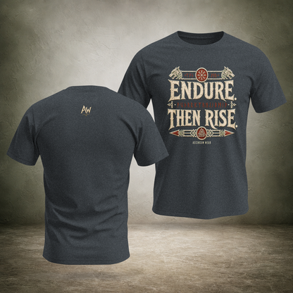 Endure Then Rise — Norse Heritage T-Shirt | Ascensum Wear