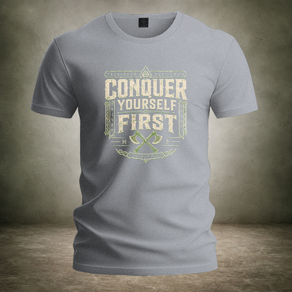 Master Yourself First — Norse T-Shirt | Ascensum Wear