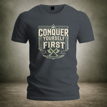 Master Yourself First — Norse T-Shirt | Ascensum Wear