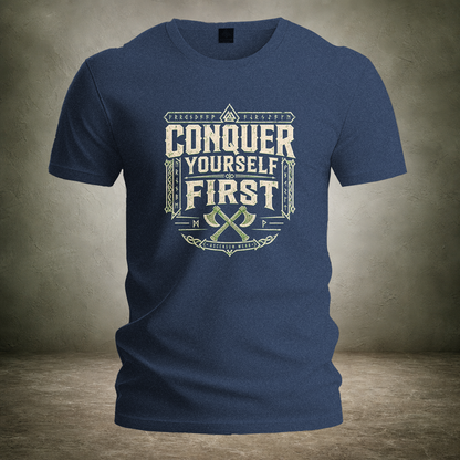 Master Yourself First — Norse T-Shirt | Ascensum Wear