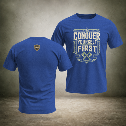 Master Yourself First — Norse T-Shirt | Ascensum Wear