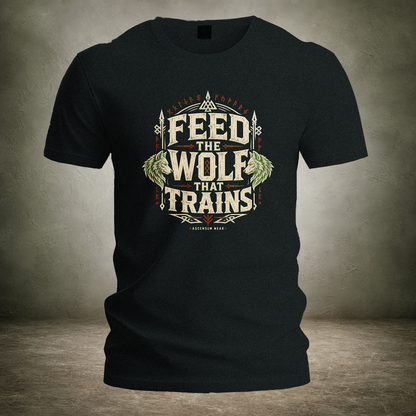 Feed the Wolf That Trains — Norse T-Shirt | Ascensum Wear
