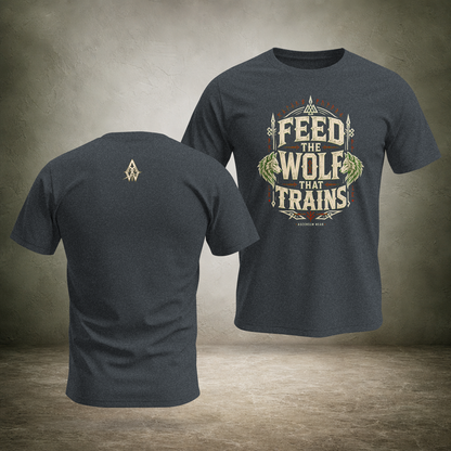Feed the Wolf That Trains — Norse T-Shirt | Ascensum Wear