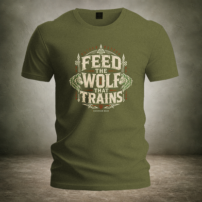 Feed the Wolf That Trains — Norse T-Shirt | Ascensum Wear