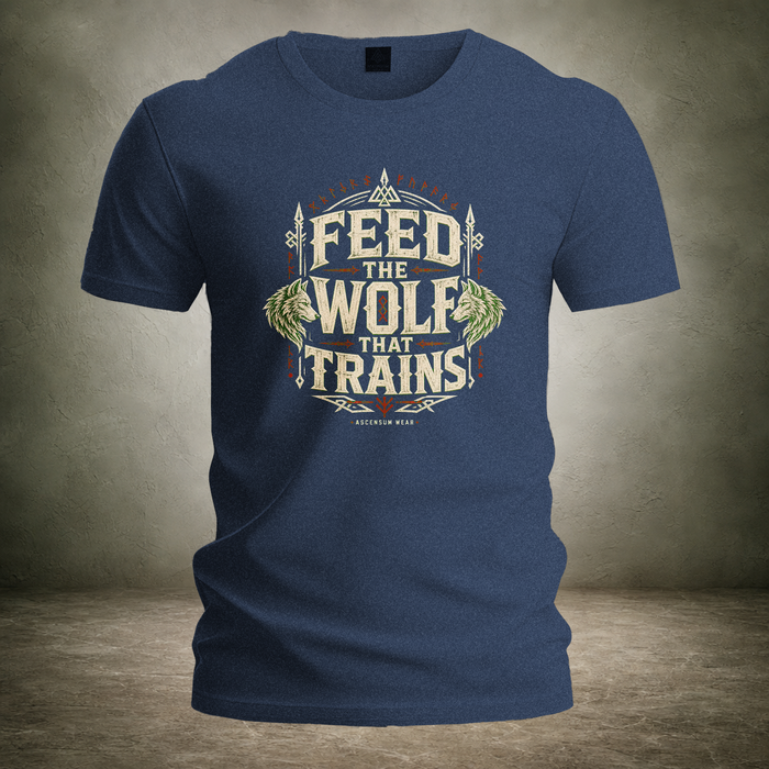 Feed the Wolf That Trains — Norse T-Shirt | Ascensum Wear