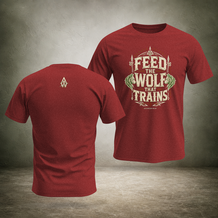 Feed the Wolf That Trains — Norse T-Shirt | Ascensum Wear
