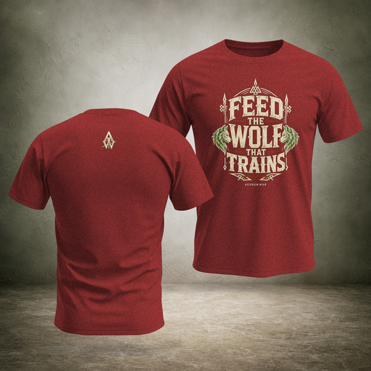 Feed the Wolf That Trains — Norse T-Shirt | Ascensum Wear