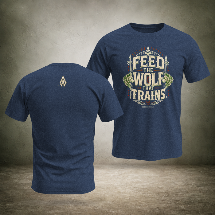 Feed the Wolf That Trains — Norse T-Shirt | Ascensum Wear