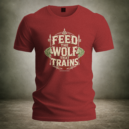 Feed the Wolf That Trains — Norse T-Shirt | Ascensum Wear