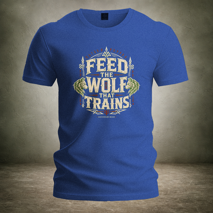 Feed the Wolf That Trains — Norse T-Shirt | Ascensum Wear