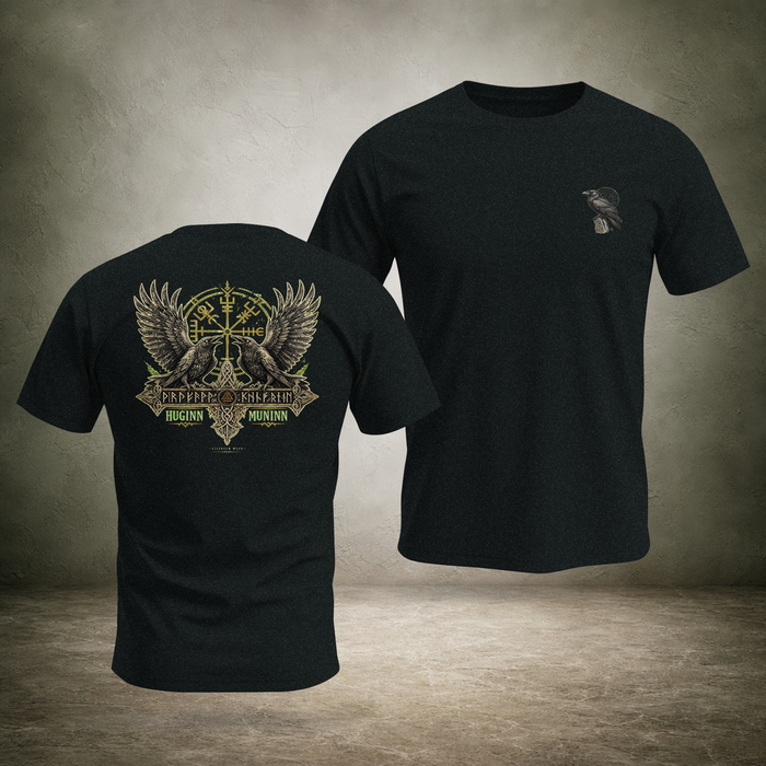 Huginn & Muninn — Norse Raven T-Shirt | Ascensum Wear