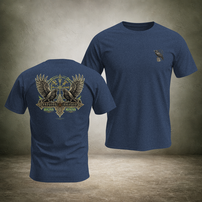 Huginn & Muninn — Norse Raven T-Shirt | Ascensum Wear