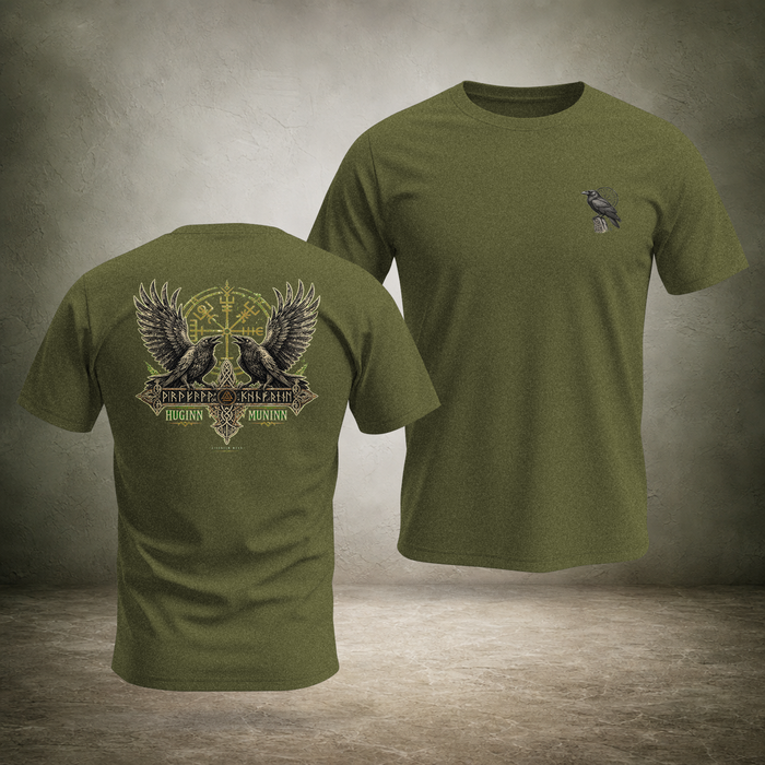 Huginn & Muninn — Norse Raven T-Shirt | Ascensum Wear