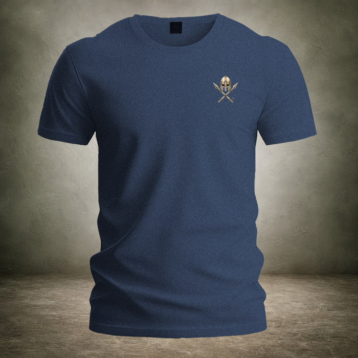 Helmed Warrior — Norse Back Print T-Shirt | Ascensum Wear