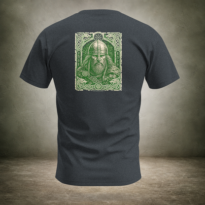 Helmed Warrior — Norse Back Print T-Shirt | Ascensum Wear