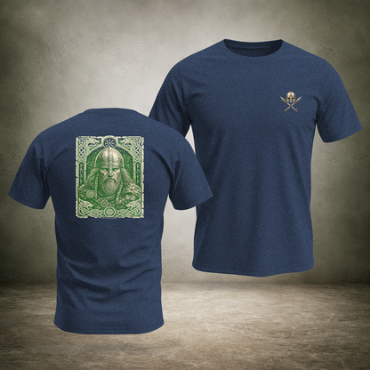 Helmed Warrior — Norse Back Print T-Shirt | Ascensum Wear