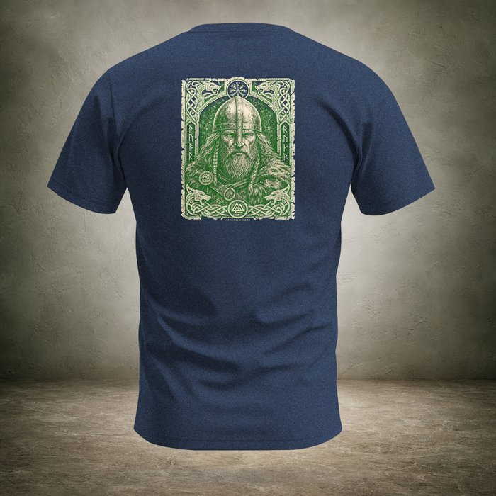 Helmed Warrior — Norse Back Print T-Shirt | Ascensum Wear