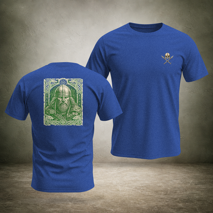 Helmed Warrior — Norse Back Print T-Shirt | Ascensum Wear