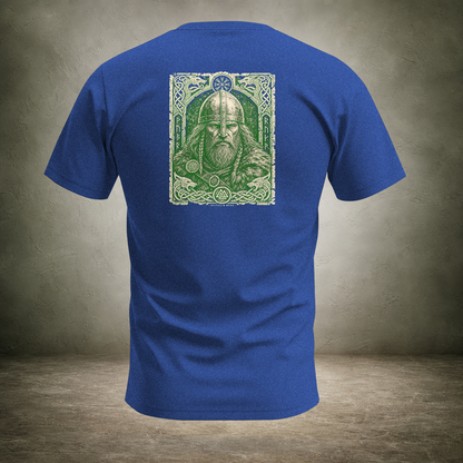 Helmed Warrior — Norse Back Print T-Shirt | Ascensum Wear