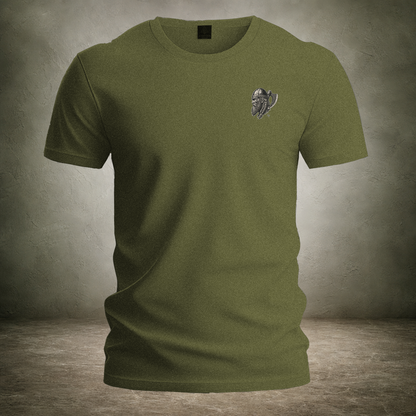 Ascension Kneeling — Norse Back Print T-Shirt | Ascensum Wear