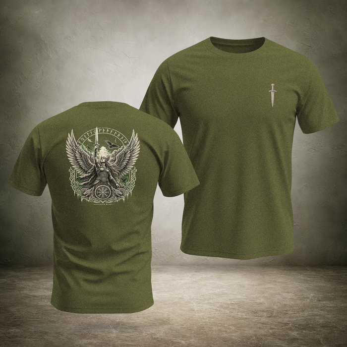 Valkyrie — Norse Back Print T-Shirt | Ascensum Wear