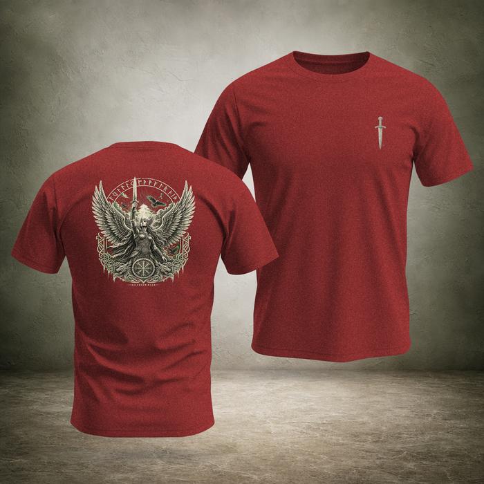 Valkyrie — Norse Back Print T-Shirt | Ascensum Wear