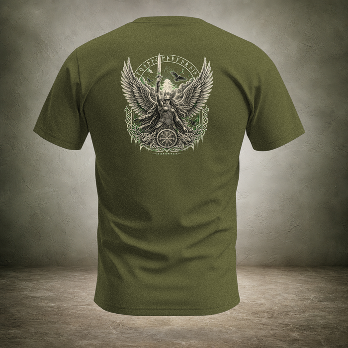 Valkyrie — Norse Back Print T-Shirt | Ascensum Wear