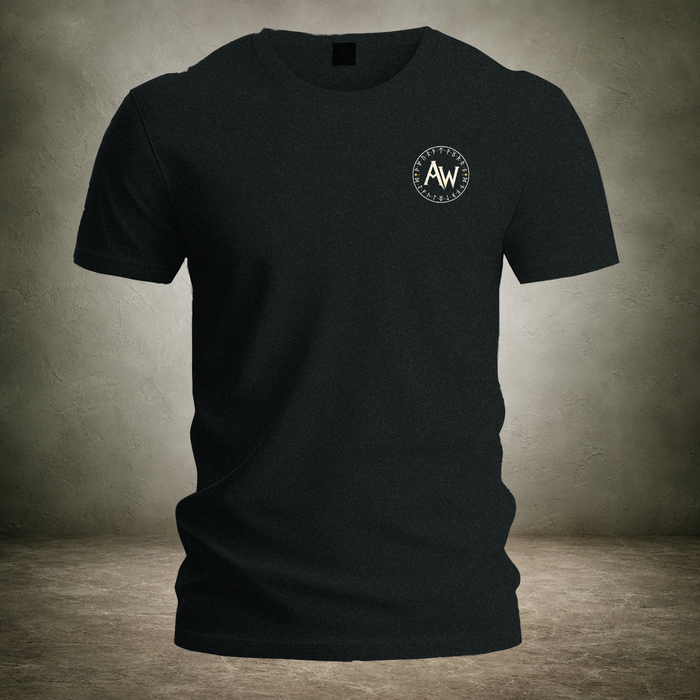 Runic Circle Seal — Norse Back Print T-Shirt | Ascensum Wear
