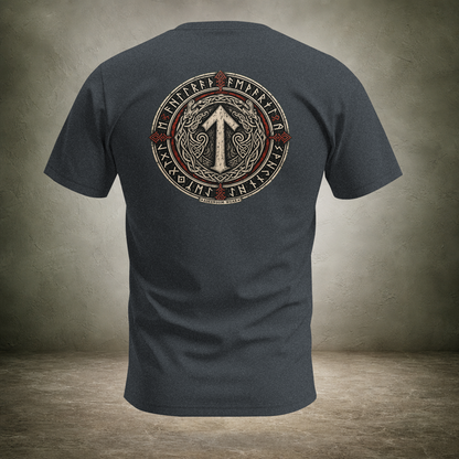 Runic Circle Seal — Norse Back Print T-Shirt | Ascensum Wear