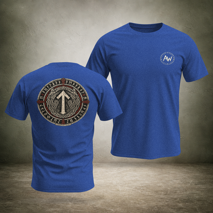 Runic Circle Seal — Norse Back Print T-Shirt | Ascensum Wear