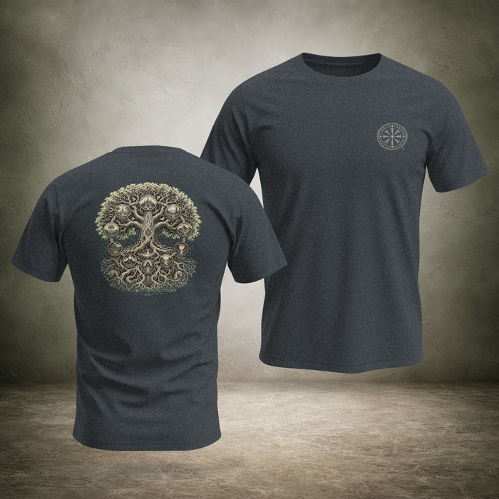 Yggdrasil — Norse World Tree Back Print T-Shirt | Ascensum Wear