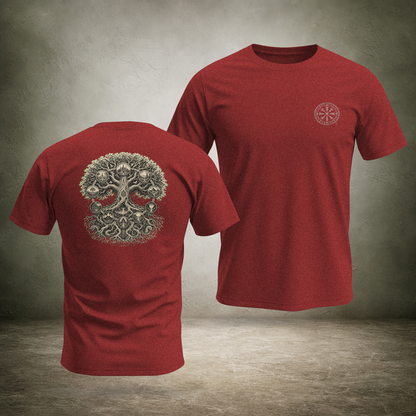 Yggdrasil — Norse World Tree Back Print T-Shirt | Ascensum Wear