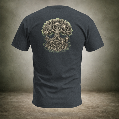 Yggdrasil — Norse World Tree Back Print T-Shirt | Ascensum Wear