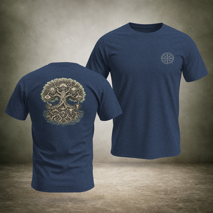 Yggdrasil — Norse World Tree Back Print T-Shirt | Ascensum Wear