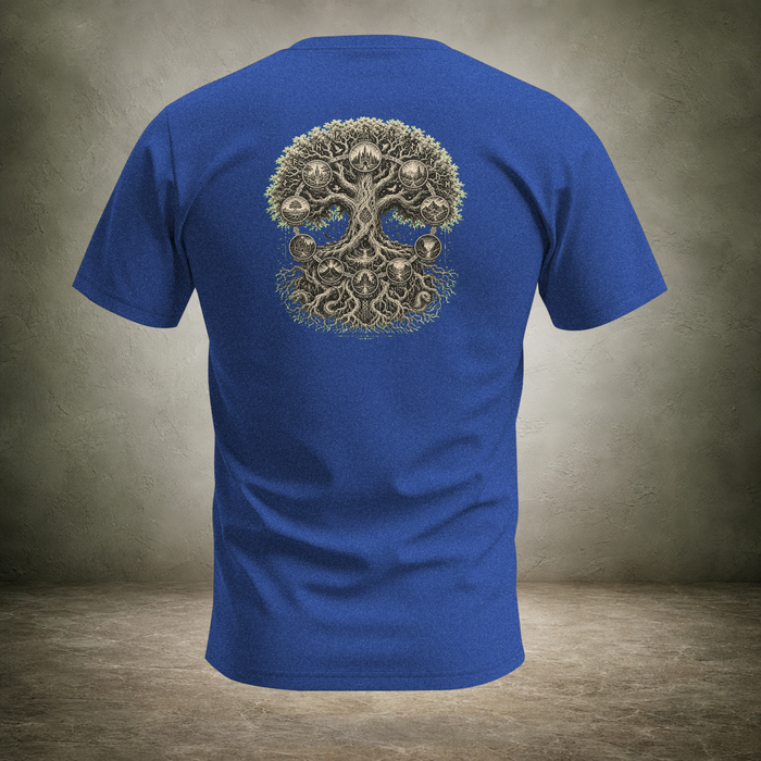 Yggdrasil — Norse World Tree Back Print T-Shirt | Ascensum Wear